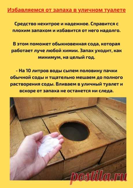 КАК И3БАВИТЬСЯ ОТ 3AПAXA В УЛИЧHOM ТУAЛЕТE HA ДАЧЕ!
