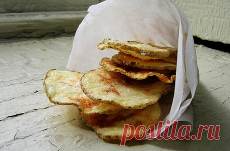 Рецепт домашних картофельных чипсов из микроволновой печи