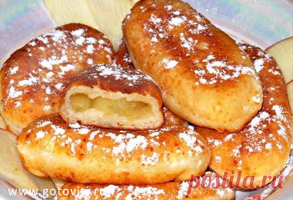 Пирожки жаренные на сковородке из творожного теста с яблоками. Получаются очень нежными, вкусными, сочными и ароматными! - Готовить Вкусно (ツ)