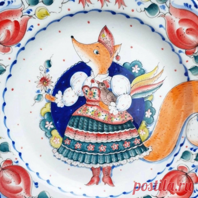 Идеи росписи фарфора