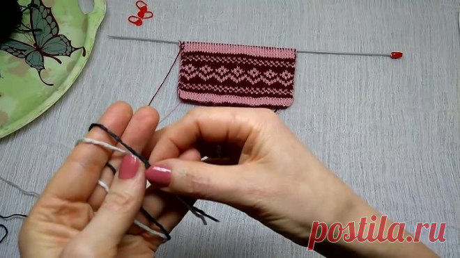 Как вязать двусторонний жаккард_ 6 золотых правил. Плюс энергетическое упражнени