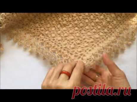 Very easy triangle shawl making for beginners..Triangle Shawl Models