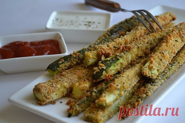 КАБАЧКИ В СЫРНОЙ ПАНИРОВКЕ | Самые вкусные кулинарные рецепты