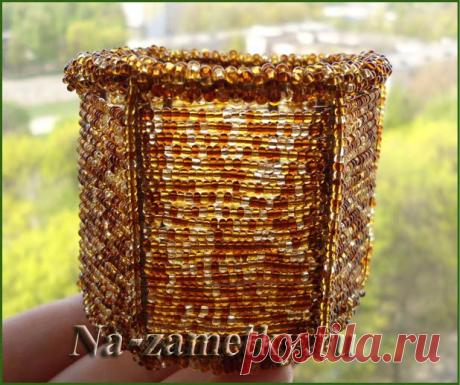 Подсвечник из бисера