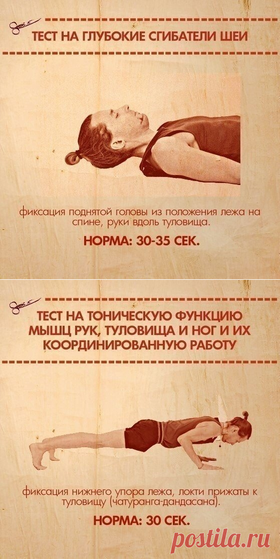 Тесты на функциональную слабость мышц