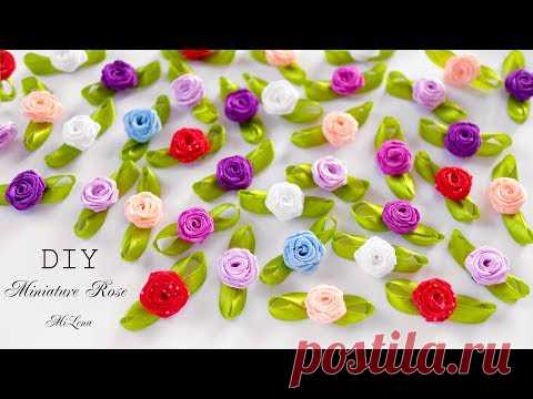 🌹 РОЗОЧКА БЕЗ НИТОК 🌹 РОЗЫ НА ИГОЛКЕ 🌹 Rose on a needle 🌹 - YouTube