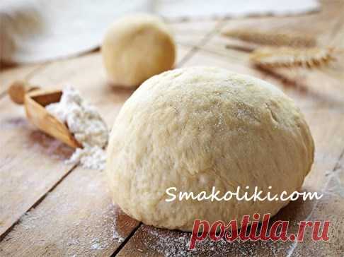 Бездрожжевое тесто на кефире «пуховое». Пошаговый рецепт с фото на Smakoliki.com