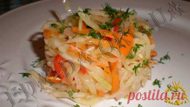 Маринованный капустный салат.