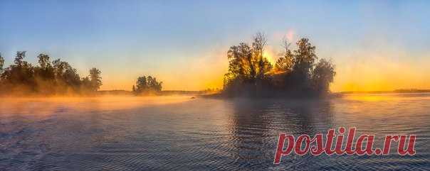 Озеро Вуокса, Ленинградская область. Автор фото: Фёдор Лашков.