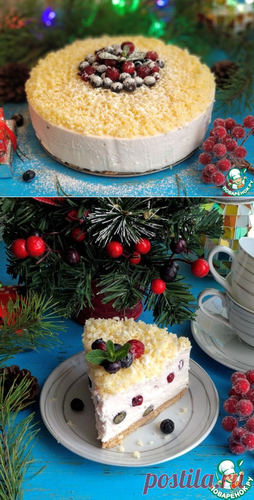 Творожный торт без выпечки 