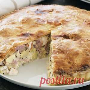 Курник с курицей и картошкой - МирТесен