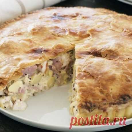 Курник с курицей и картошкой - МирТесен