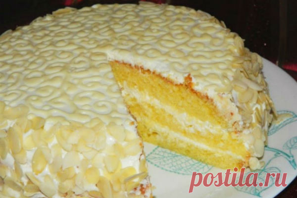 Шикарный торт «Ожидание» с нежным творожно-лимонным кремом! Обалденно вкусный творожный пирог с нежным творожно-лимонным кремом. ... Творожный торт.нежный мягкий и очень вкусный!