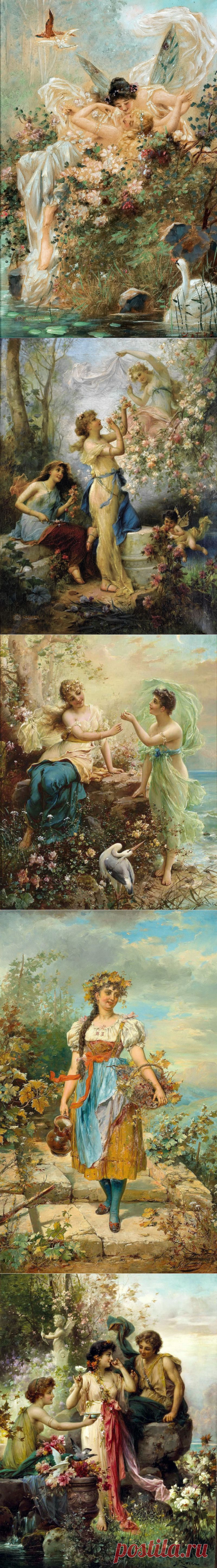 Hans Zatzka (Ханс Зацка, 1859-1945, Austrian) \1\