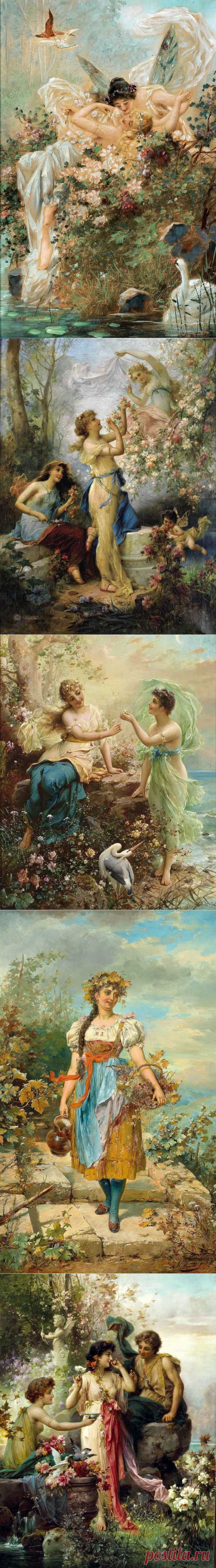 Hans Zatzka (Ханс Зацка, 1859-1945, Austrian) \1\