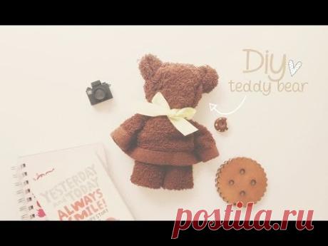 DIY: OSITO CON TOALLA (TEDDY BEAR) ♥