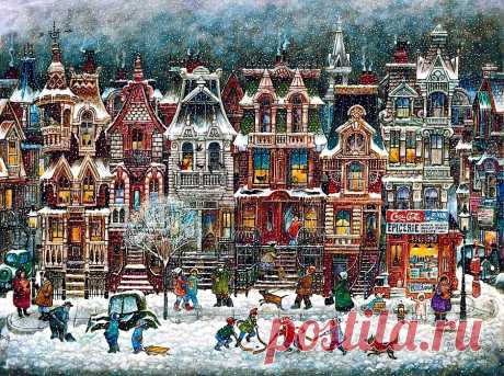 puzzlepoor - Street Scenes and Buildings - Montreal Winter - Bill Bell