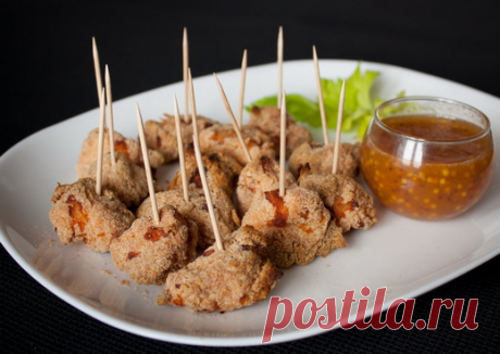Куриное филе в сухарях с абрикосово-горчичным соусом на Вкусном Блоге Куриное филе в сухарях с абрикосово-горчичным соусом - вкусные проверенные рецепты, подбор рецептов по продуктам, консультации шеф-повара, пошаговые фото, списки покупок на VkusnyBlog.Com