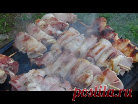 Шашлык из куриного филе - YouTube