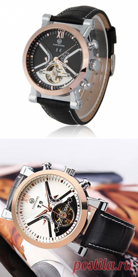 ЧАСЫ FORSINING С ТУРБИЙОНОМ: elitwatch