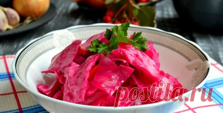 Капуста Пелюстка со свеклой (буряком) быстрого приготовления