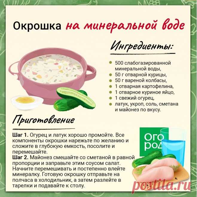 Рецепты окрошки
