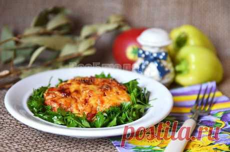 Мясо запеченное с тертым помидором и сыром - рецепт с пошаговыми фото | Все Блюда