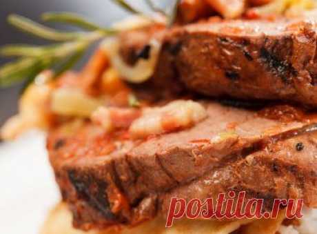 Бифштекс в пиве