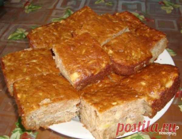 Яблочный пирог на скорую руку - пошаговый рецепт с фото на Повар.ру