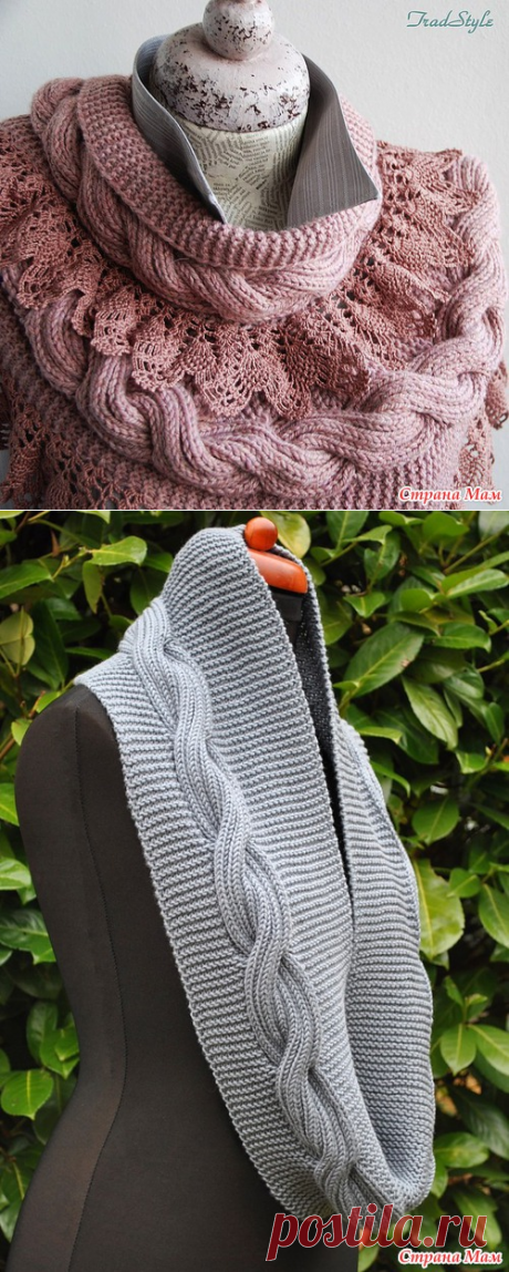Шарф-снуд Стефания - Вяжем вместе он-лайн - Страна Мам