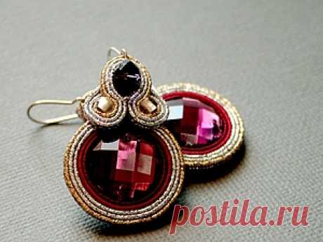 КРАСИВАЯ  ИЗНАНКА  К  СЕРЁЖКАМ---Мастер-Классы. Ярмарка Мастеров - ручная работа, handmade