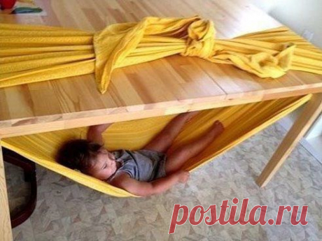 Самодельный гамак. Папам на заметку