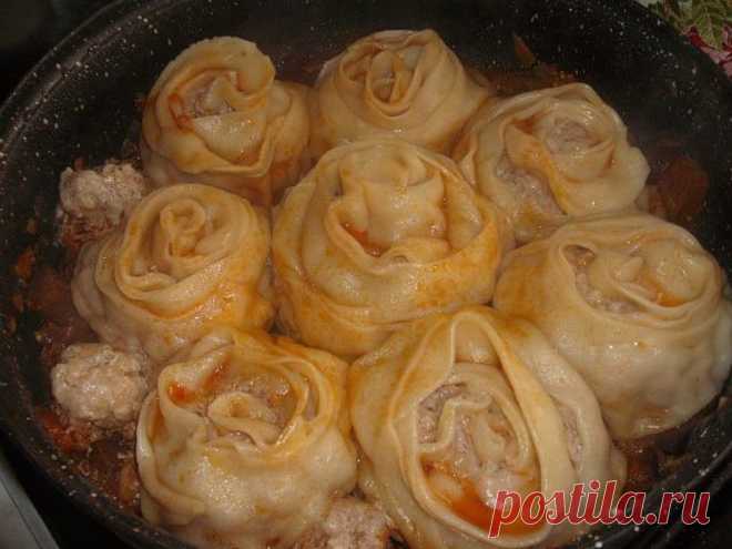 Мясные розочки - Простые рецепты Овкусе.ру