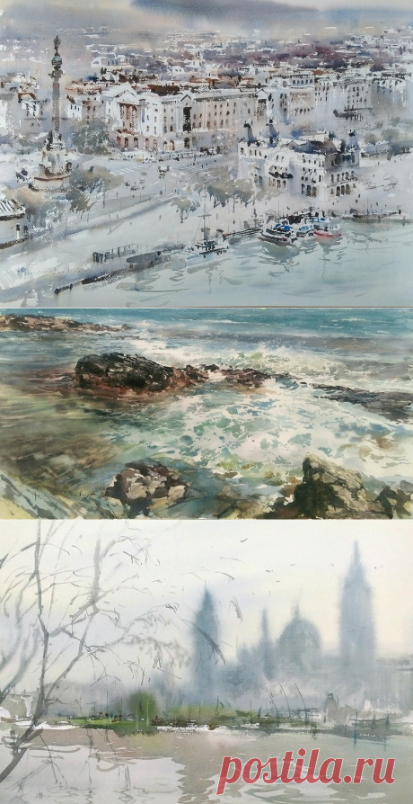 (+1) Акварели испанского архитектора Cesc Farré