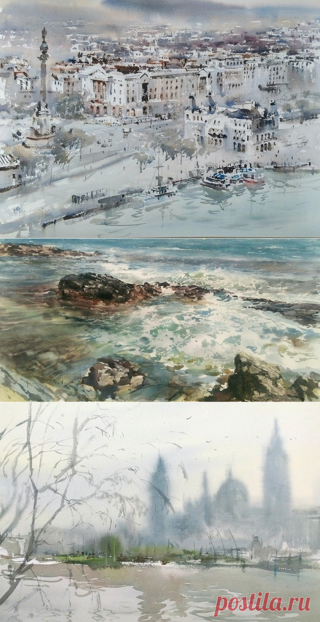 (+1) Акварели испанского архитектора Cesc Farré