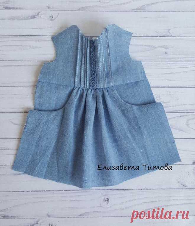 Шьем платье с карманами для куклы