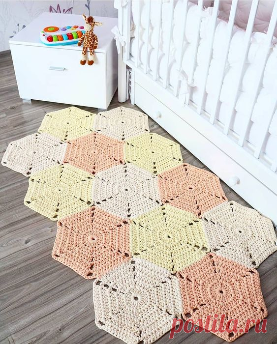 Шикарные ковры, связанные из отдельных мотивов - крючком! Примеры, идеи, схемы! | Юлия Жданова | Яндекс Дзен