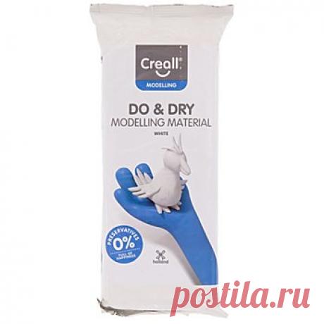 Modelliermasse, weiß, 1 kg Modelliermasse von Creall f&uuml;r den Innenbereich, lufttrocknend, kein Brennofen n&ouml;tig. Inhalt: 1 kg.