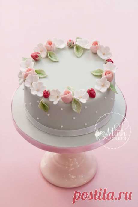 Романтический весной торт - CakesDecor