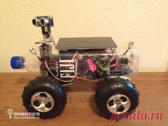 DIY: Fijibot - четырехколесный робот на Arduino с функцией самозарядки
