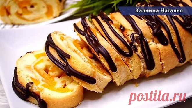 Летом рулет готовлю только так, Сразу с начинкой! Все смешали и...
