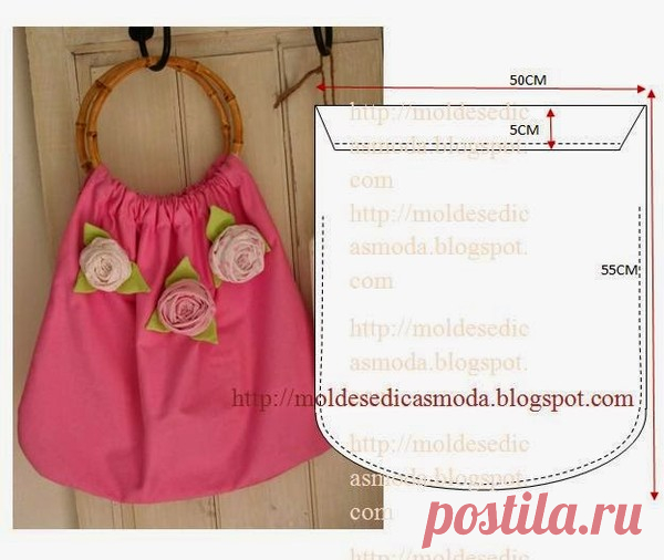 Сумочки: выкройки — Сделай сам, идеи для творчества - DIY Ideas