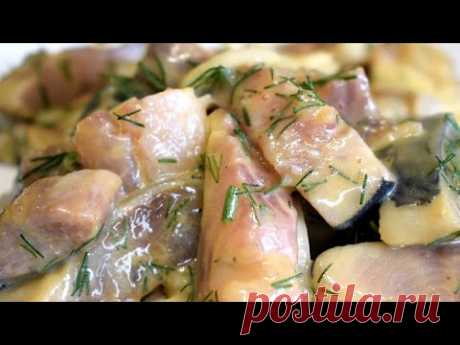 Вкусная и быстрая ЗАКУСКА из селедки, которая Вас не оставит равнодушным! Селедка в соусе с горчицей