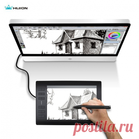 4228.24руб. 23% СКИДКА|Huion, новинка 1060, плюс, профессиональный цифровой планшет для рисования, 8192 уровней, ручка, давление, 12 горячих клавиш, графические планшеты с двумя цифровыми ручками-in Цифровой планшеты from Компьютер и офис on AliExpress  Покупай умнее, живи веселее! Aliexpress.com