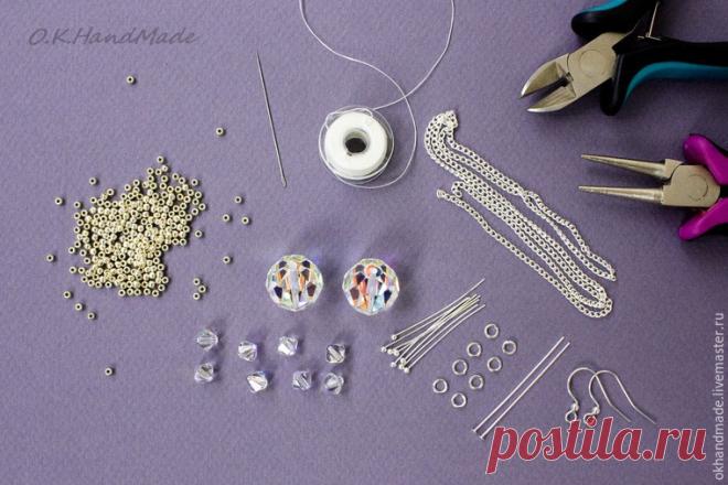 Создаём серьги-медузки «Ируканджи» - Ярмарка Мастеров - ручная работа, handmade