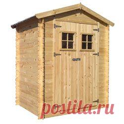 Abri de jardin en bois AZUR madriers 19 mm- surface 4 m2 - OOgarden.com