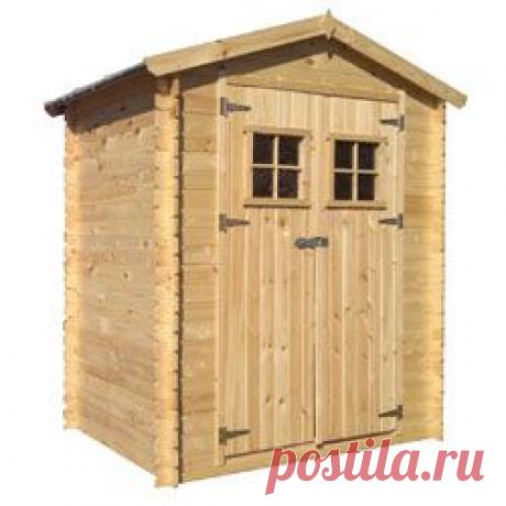 Abri de jardin en bois AZUR madriers 19 mm- surface 4 m2 - OOgarden.com