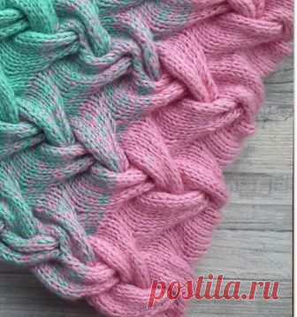 Не обычные узоры с косами спицами 




