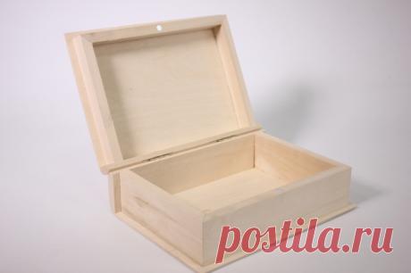 Деревянная заготовка - Шкатулка Фолиант 13x19см h=6см, цена 254 руб, 18227