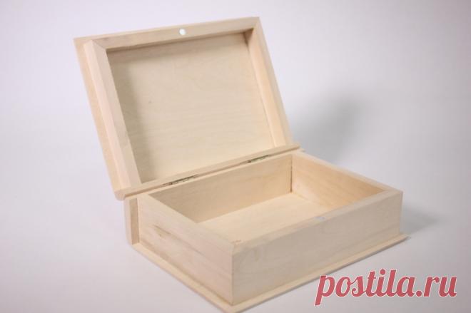 Деревянная заготовка - Шкатулка Фолиант 13x19см h=6см, цена 254 руб, 18227